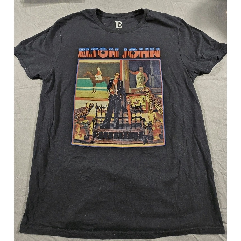 Elton John Caribou Tour T-Shirt Trophy Room Large